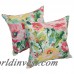 Bungalow Rose Irondequoit Watercolor Outdoor Throw Pillow BGLS3090